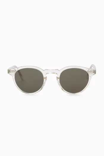 Forest Round Sunglasses in Bio-acetate