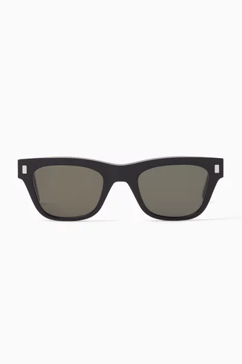 Aki Square Sunglasses in Bio-acetate