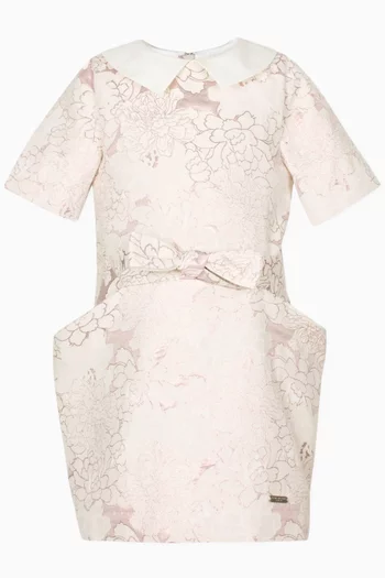 Origami Dress in Cotton-blend