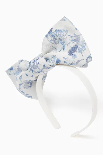 Bow Jacquard Headband