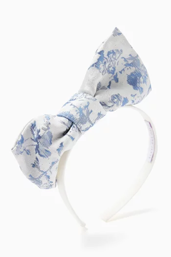 Bow Jacquard Headband