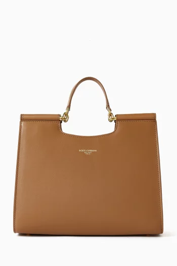 حقيبة يد سيسيلي صغيرة جلد نابا