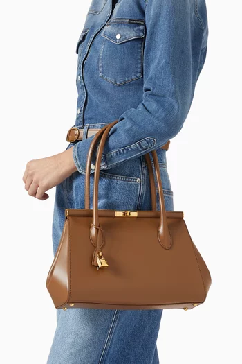 حقيبة كتف مارلين جلد عجل