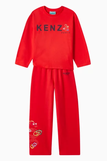 Snake Logo-print T-shirt in Cotton