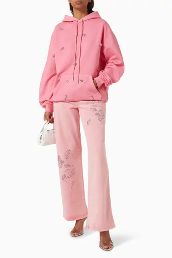Crystal-embellished Hoodie