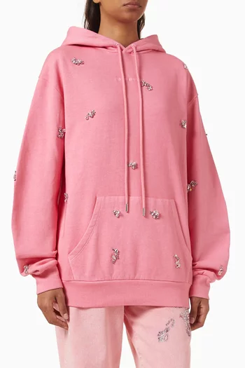 Crystal-embellished Hoodie