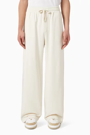 Straight-leg Sweatpants in Cotton