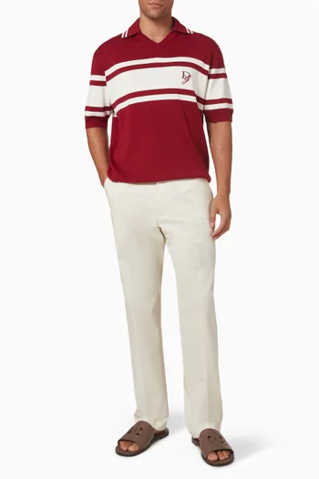Tailored Pants in Stretch Cotton Gabardine