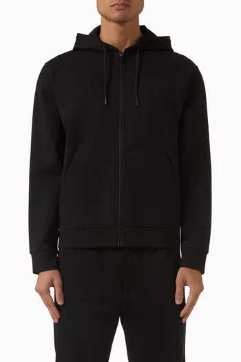 Zip Hoodie in Nylon-blend