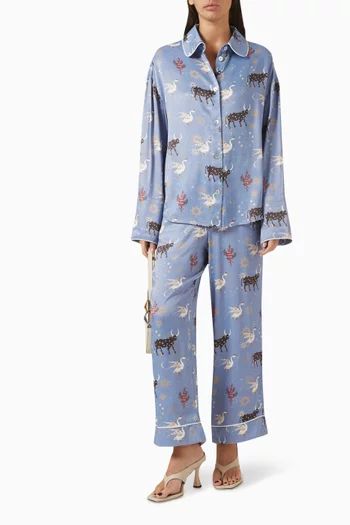 Pastelle Oversized Shirt in Viscose