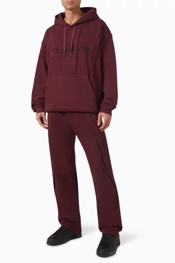 Logo-print Jogging Pants in Stretch Jersey