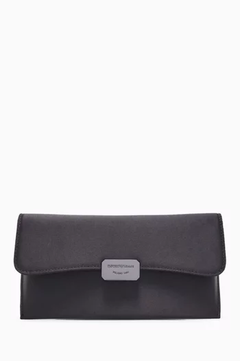 Baguette Clutch Bag in Satin
