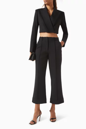 Sully Cropped Pants in Crepe