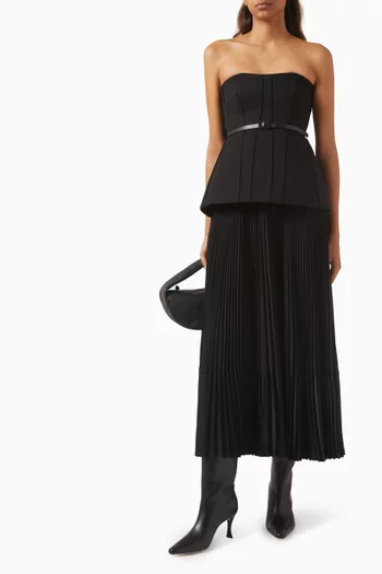 Prisca Bustier Midi Dress