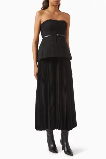 Prisca Bustier Midi Dress