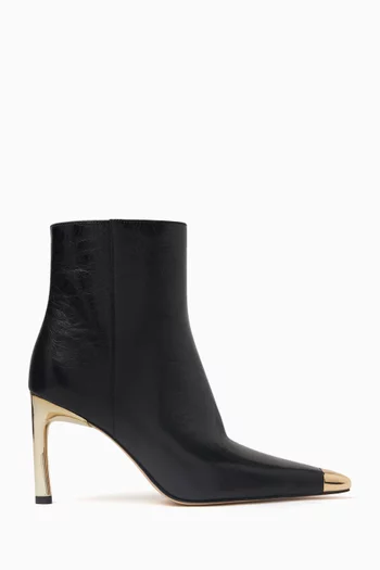Kasia 90 Ankle Boots in Leather