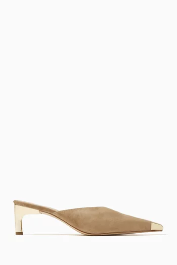 Kaisa 55 Mules in Suede