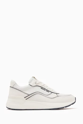 Trevor Logo Sneakers in Mesh &Leather