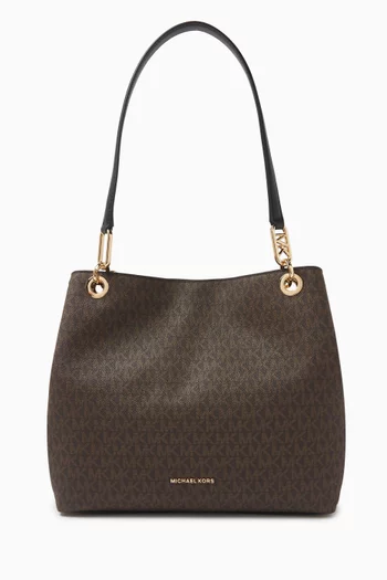 Large Kensington Tote Bag in Logo Canvas