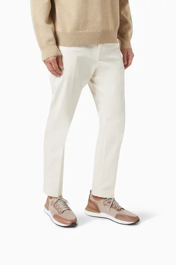 سنيكرز غرافتون قماش شبكي وجلد