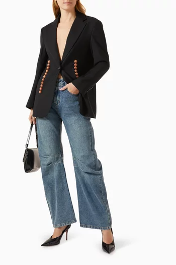 Freddie Bead Blazer in Wool