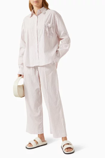 Pocket Shirt & Pants Set in Organic-cotton