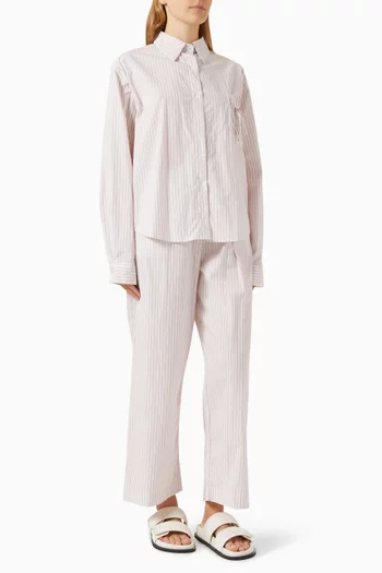 Pocket Shirt & Pants Set in Organic-cotton
