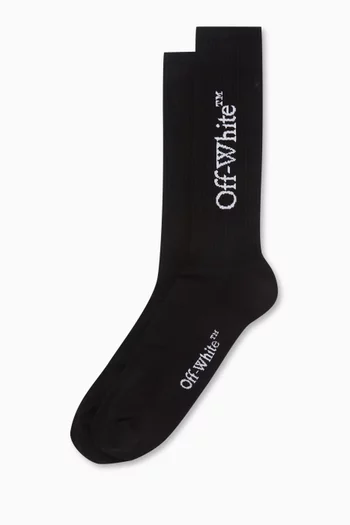 Long Bookish Socks in Cotton