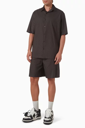 Bowling Shirt in Cotton-blend Jacquard