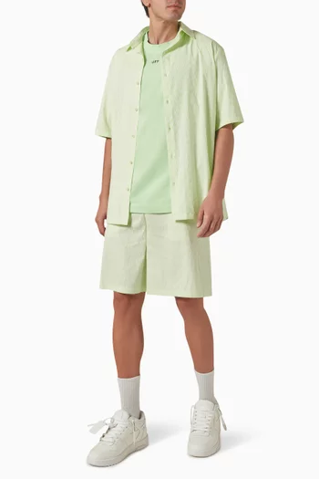 Bowling Shirt in Cotton-blend Jacquard