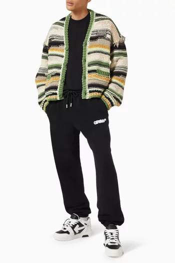 Striped Cardigan in Knit