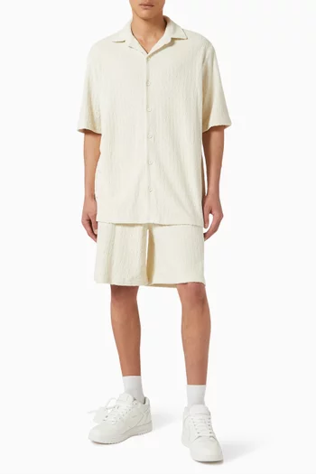 Off Bowling Shirt in Terry