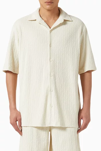 Off Bowling Shirt in Terry