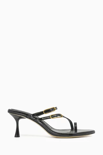 Sabrina 70 Mule Sandals in Leather