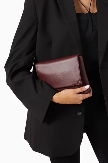 Sheath Clutch in Leather