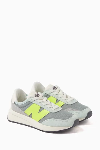 370 Sneakers in Mesh & Suede