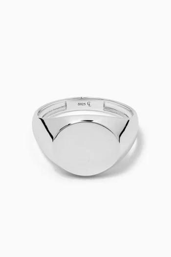 Classic Round Signet Ring