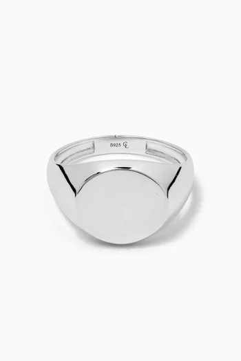 Classic Round Signet Ring