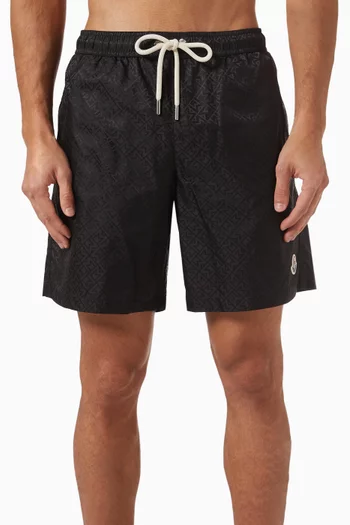 Logo Drawstring Swim Shorts
