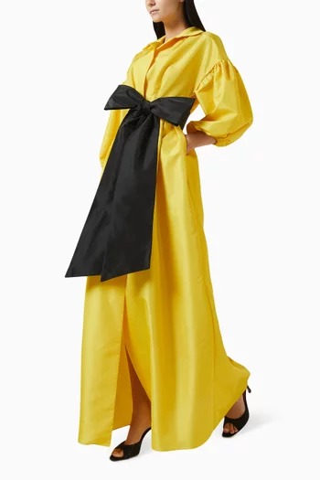 Martha Shirt Dress in Taffeta