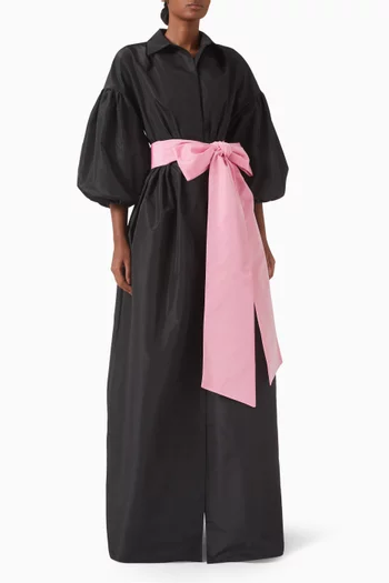 Martha Shirt Dress in Taffeta