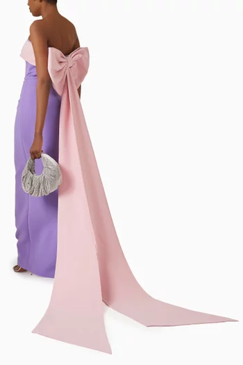 Aysha Gown in Crepe