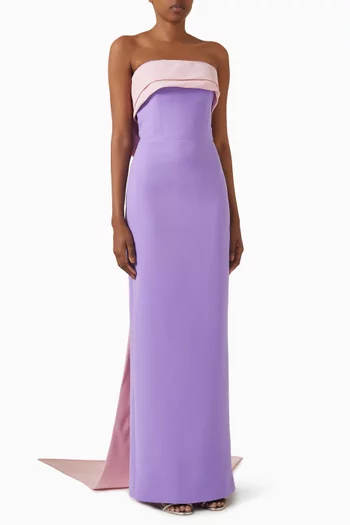 Aysha Gown in Crepe
