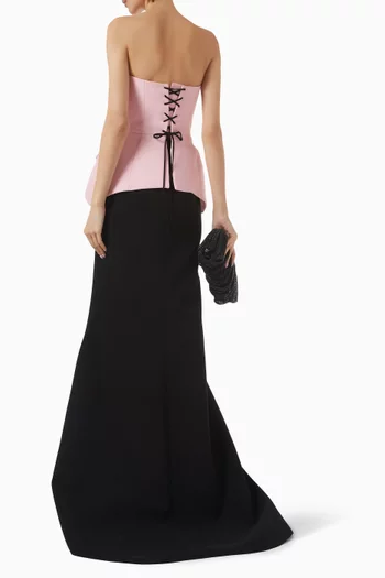 Dhiya & Maysa Gown in Crepe