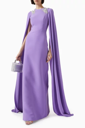 Aneeq Gown in Crepe
