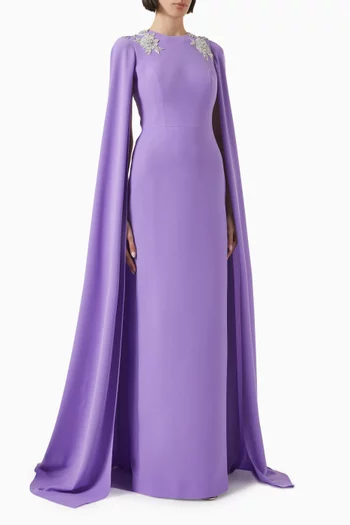 Aneeq Gown in Crepe