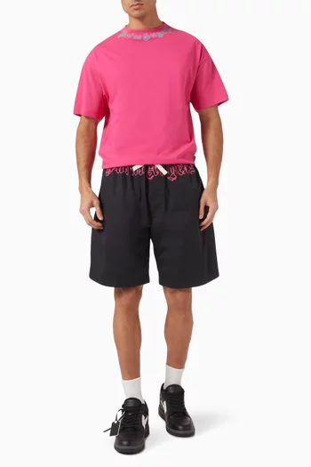 Logo Waist Shorts in Cotton