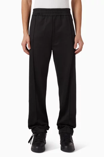 Back Curved Logo Track Pants