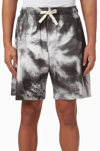 Blueprint Palms Shorts in Cotton