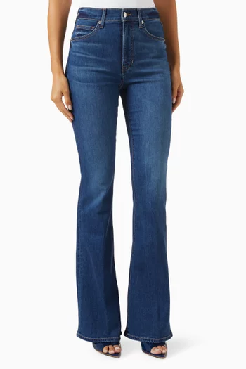 Beverly High-rise Skinny Flared Jeans